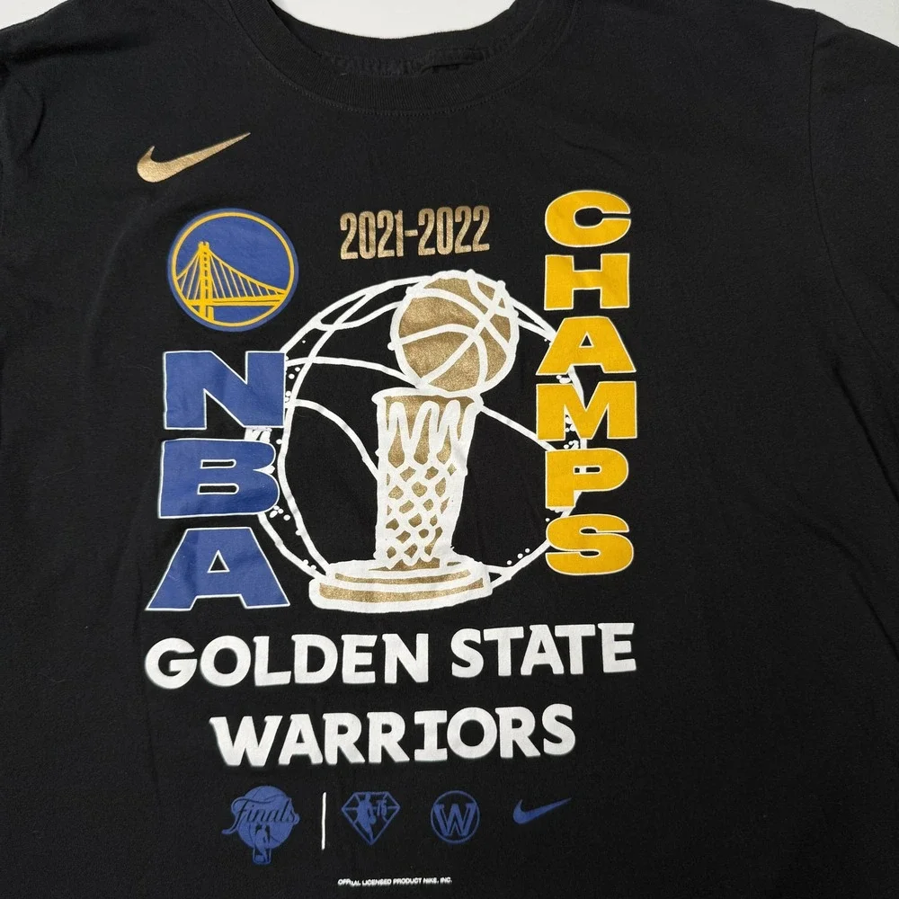 Nike Golden‎ State Warriors Men's XL T-Shirt 2021-22 NBA Champions Tee